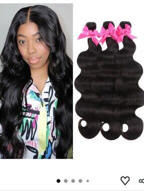 Body Wave Human Hair Bundles 16 18 20 Inch 100% Unprocessed Brazilian Virgin